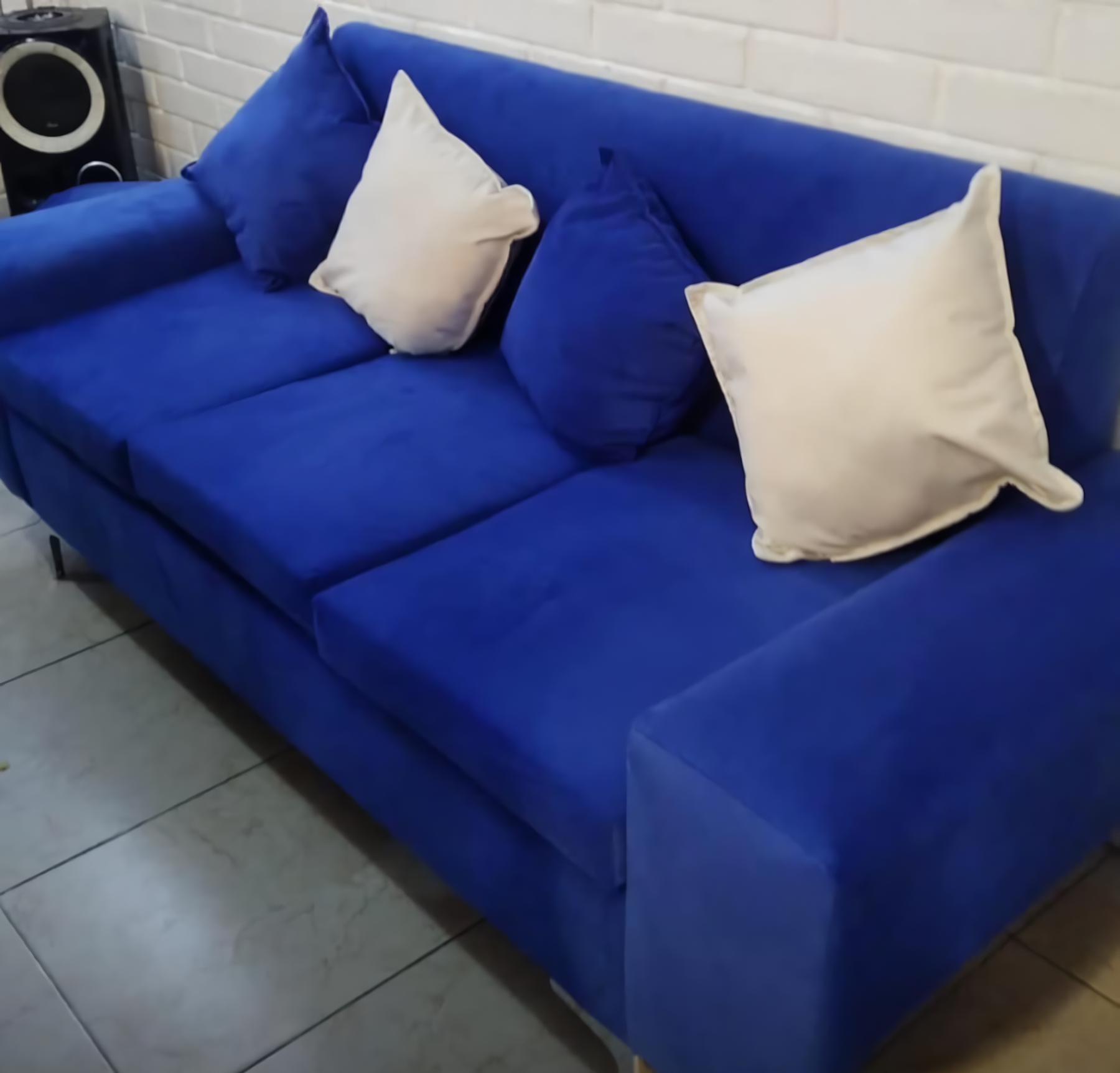 Sofá Tipo Napoleon color Azul oscuro